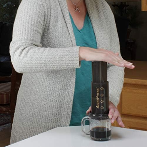 AeroPress Coffee and Espresso Maker - Quickly Makes Delicious Coffee Without Bitterness - 1 to 3 Cups Per Pressing 6 AeroPress Coffee and Espresso Maker - Quickly Makes Delicious Coffee Without Bitterness - 1 to 3 Cups Per Pressing