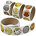 Kicko Zoo Animal Sticker Roll for Kids - 4 Rolls - 400 Assorted Stickers - Party Favors, Game Prizes, Novelty Toys, Wall Decals, Creative Scrapbooks, Personalized Arts and Crafts