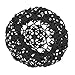 zefen Women's Light Beret Crochet Knitted Style for Spring Summer Fall Black