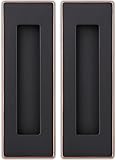 Sehrgut Flush Pull Handle (2 Pack) 6" Rectangular