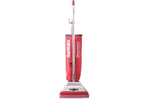 Sanitaire SC888K Commercial CRI Approved Upright Vacuum Cleaner with Disposal Bag and 7 Amp Motor, 12" Cleaning Path