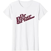 Dr. Pepper Vintage Diagonal Soda Label T-Shirt