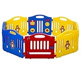 New Baby Playpen Kids 8 Panel Safety Play Center Yard Home Indoor Outdoor Pen