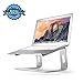 Laptop Stand Compatible for MacBook Pro/Air, Boyata Aluminum Stand Holder Ergonomic Ventilated Desktop Stand Design for all 10-17 Inches Apple Notebooks, Samsung, Acer, HP, Dell Laptop-Sliver