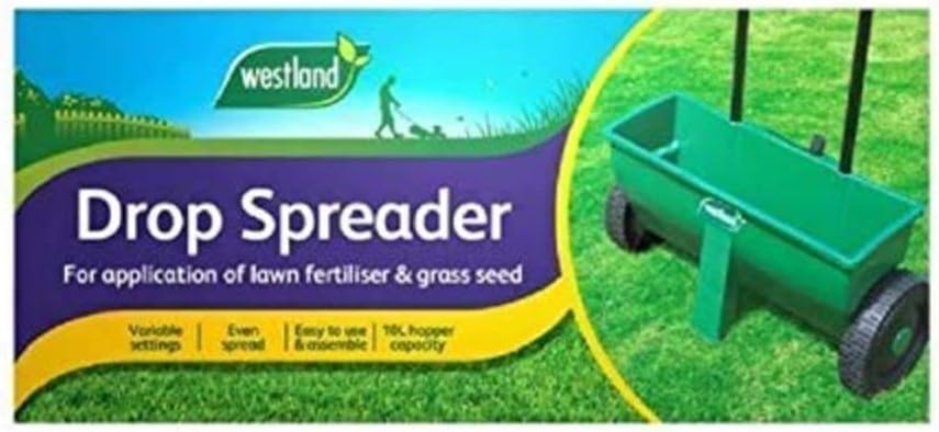 Westland GF6318 Lawn Fertiliser Push Along Drop Spreader