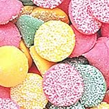 Assorted Smooth & Melty Nonpareil Mint Chocolate Chips 1LB Bag