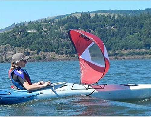 New Windpaddle 47" Adventure Downwind Kayak Sail - Red