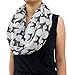 Lina & Lily Labrador Dog Print Women's Infinity Scarf Lightweight, Gift for Dog Lover (Khaki)