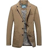 Cloudstyle Mens Casual 2 Buttons Slim Fit Jacket Lightweight Formal Business Blazer Sport Coat