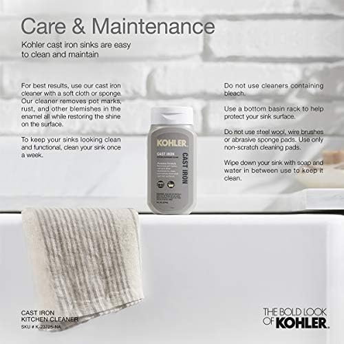 Kohler K R6486 0 Whitehaven Kitchen Sink White Buy Online At Best Price In Uae Amazon Ae