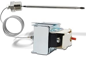 DEEKOOL PP10084 High Limit Switch, 1/4" Thread Mpt Stuff Box fits for Pitco All Gas Fryer, Hi-Limit Safety Thermostat 450°F/230°C for ①SOLSTICE SUPREME SSH55 SSH60 SSH75 ②ECONOMY 35C+ 45C+ 65C+ SG14 SG18 VF65
