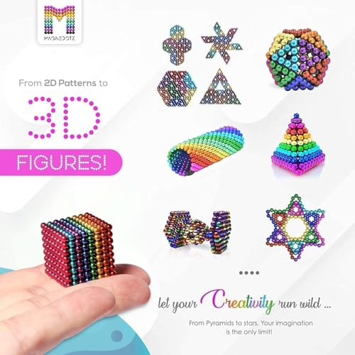 Stacking Blocks, 216PCS 3D Building Blocks, Fidget Toys for Adults