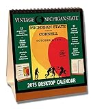 Michigan State Spartans 2015 Easel Desktop Vintage Football Calendar by