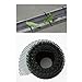 Gutter Guard Mesh 16 Ft X 6In Black Plastic 5