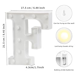 Laerjin Light Up Letters, Marquee Letters with