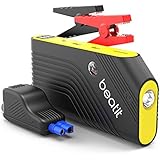 BEATIT TECH 600A Peak 14000mAh 12-Volt Portable Car Jump starter Booster Battery Charger Power Bank Vehicle Emergency Kit, Compass with Built-in Flashlight and Multiple Protected Smart Clamp