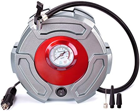 HOTPDR Tire Inflator 12V Portable Electric Auto air pump for Car, Truck, Bicycle, RV and Other Inflatable 150 PSI