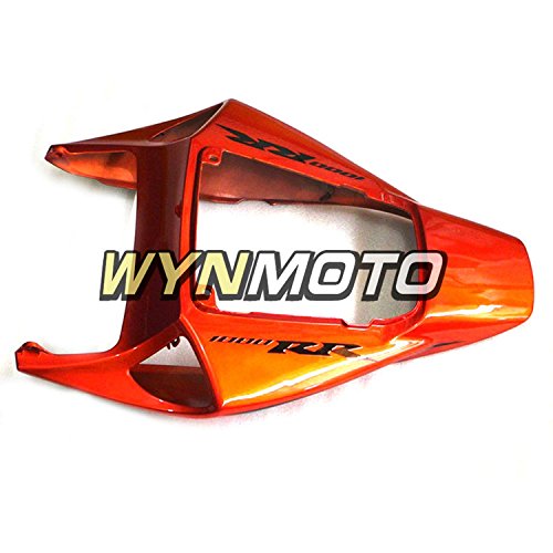 WYNMOTO ABS Plastic Injection Motorcycle Fairing Kit For Honda CBR1000RR 2004 2005 Orange Gold Flame Sportbike Covers - Thumbnail 7