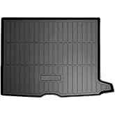 Powerty Trunk Mat for 2016-2022 Mercedes-Benz GLC250 GLC300 GLC350 GLC43 AMG GLC Class Accessories Cargo Mats TPE All Weather Cargo Liner Heavy-Duty Trunk Liners(Not for GLC Coupe Series)