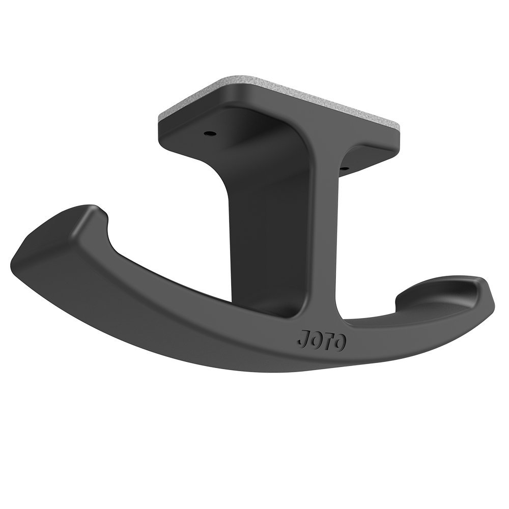 Universal Headphone Stand Hanger, JOTO Silicone Under Desk Dual Headset Holder Mount, Hanger for Gaming Headphone Earphone, Beats, Sony, Sennheiser, Philips, Bose and DJ -Black