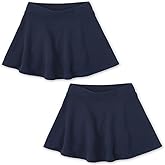 The Children's Place Girls' Active French Terry Skirt 2 Pack