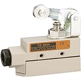 TZ-6104 Heavy Duty Commercial Door Micro Switch with Roller Plunger for Air Curtains | 250V 15A IP65 Waterproof Limit Switch Type NO and Type NC