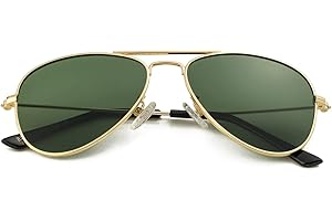 NIDOVIX Kids Polarized Aviator Sunglasses for Girls Boys Cool Toddler Sunglasses Age 2-9 100% UV Protection