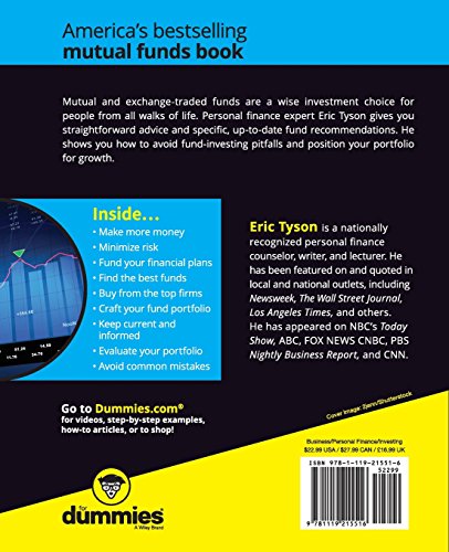 51r8wXLLM0L - Mutual Funds For Dummies
