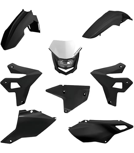 一部高レート　黒単アビス　パーツ Amazon.com: Acerbis Replica Plastic Kit Black For Suzuki DR-Z 400