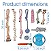 Ranphykx Dog Puppy Toys 11 Pack, Dog Rope Toys Puppy Chew Toys for Playtime Puppy Teething Toys, Dog Flying Disc, Washable Cotton Rope