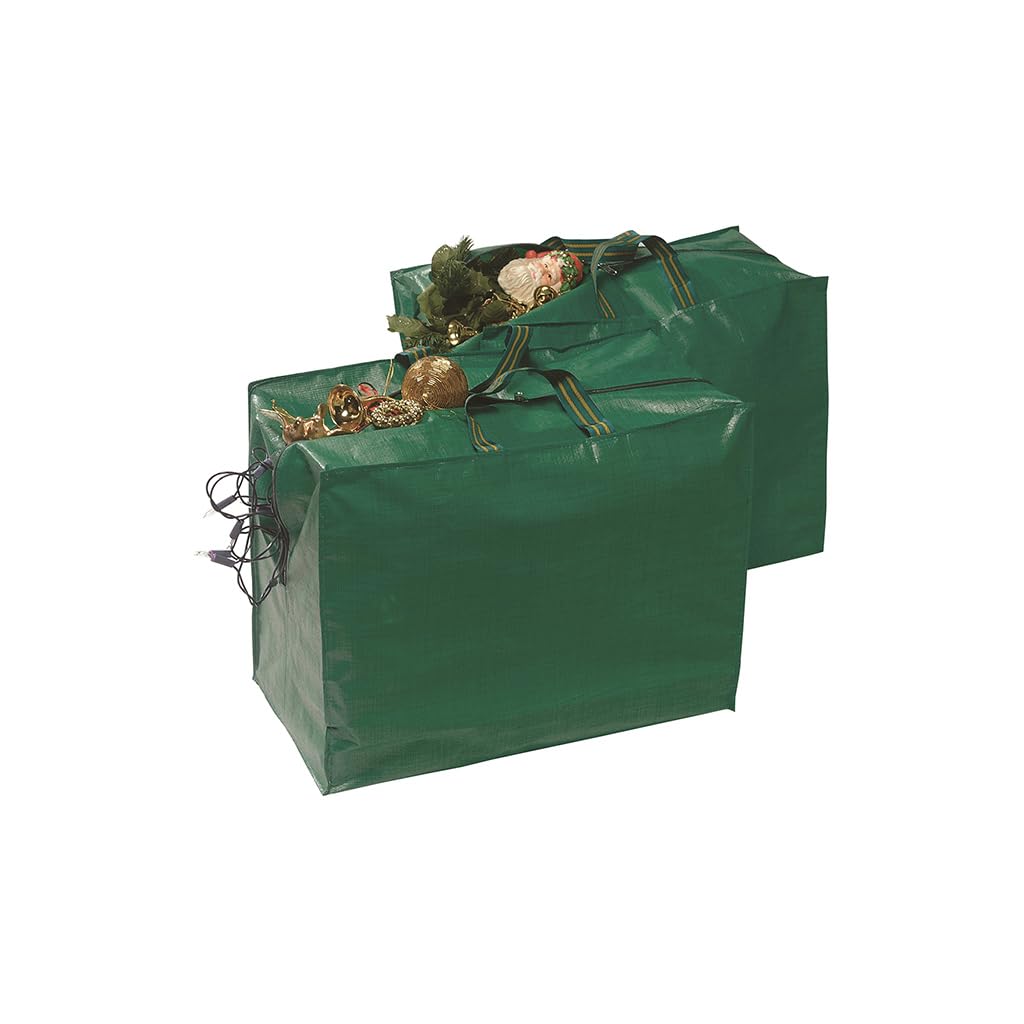 Bosmere Christmas Decorations Storage Bag, G385, Green