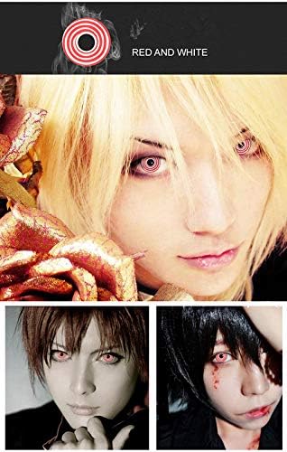 WQFXYZ Women Multi-Color Contact Lenses Cosplay Eyes Cute Charm and Attractive Fashion Eye Accessories Cosmetic Makeup Eye Shadow (12)