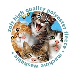 Dawhud Direct Kitten Fleece Blanket - Queen Size