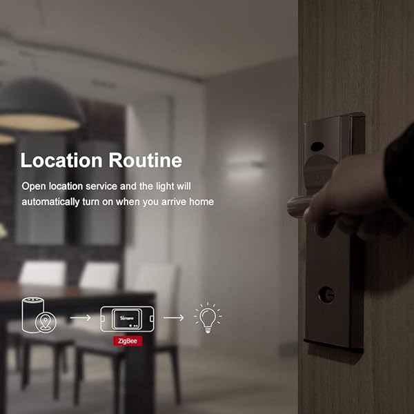 OWSOO Interruptores de Mdulo Inalmbrico Smart Switch BASICZBR3 Zigbee DIY Control Remoto Compatible con Alexa SmartThings Hub para Smart Home