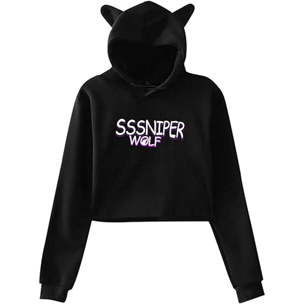 Amazon.com: Tiyole Sssniperwolf Girls Cat Ear Hoodie Youth