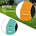 Exacme 10 12 14 15 16 Feet Trampoline Replacement Safety Spring Cover Round Frame Pad Without Holes, Orange