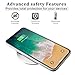 JE Make IT Simple Desk Wireless Charger, Desktop Grommet Power Wireless Charging Pad,for iPhone11 Pro Max/XR/ 8 Plus, Galaxy Serie and All Enabled Phones