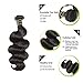 Rechoo 6A Grade Mixed Length Brazilian Virgin Remy Human Hair Extension Weave 3 Bundles 300g - Natural Black,Body Wave (16