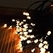 SANJICHA Ladder String Lights, Upgraded Brightness Christmas Lights, IP65 Waterproof 110Led Christmas Ladder Lights for Patio Garden Yard Party (Warm White