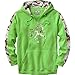 Legendary Whitetails Mens Snow Camo Outfitter Hoodie Optic Lime X-Large