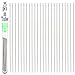 25 Beading Needles Size 10 with 2 Needle Threaders in Clear Storage Tube