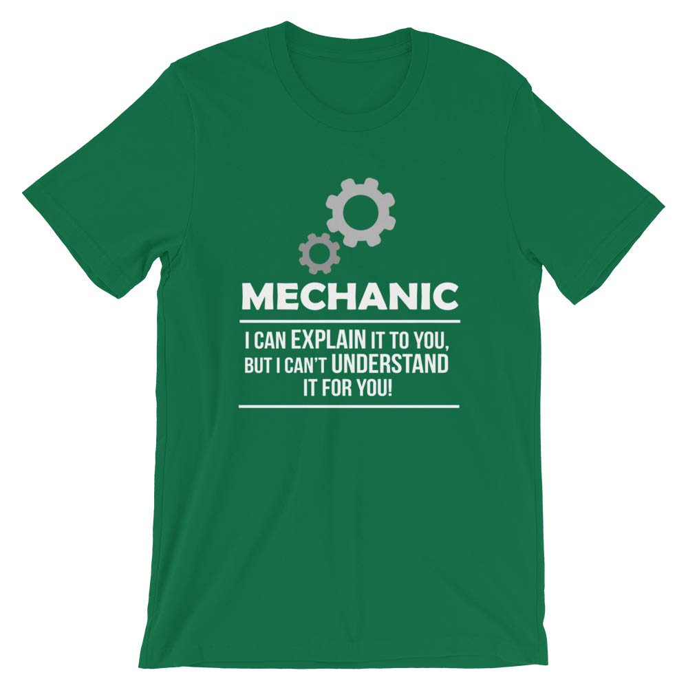 Bricke Mechanic I Can Explain Occupation Auto Machine Repair Expert Unisex T Shirt