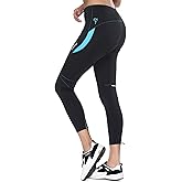 Santic Cycling Shorts Women Padded Bike Bicycle Biking Capris Pants Tight
