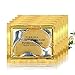 10 Pairs New Crystal 24K Gold Powder Gel Collagen Eye Mask Masks Sheet Patch, Anti Aging,Dark Circles and Puffiness, Anti Wrinkle, Moisturising,Whitening, Remove Blemishes and Blackheads by NYKKOLA
