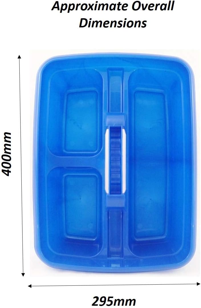 Cleaning Caddy Tray Box Housekeeping Cleaners Tote Tray Basket with Handle Carry Grips - Image 5