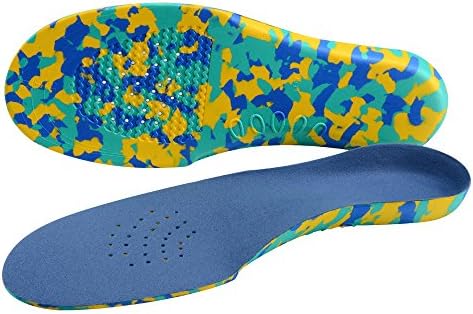 SOUMIT Kid's Insoles - Orthopaedic Foot Insert Pads with Arch Support and Heel Cushion for Pain Relief from Flat Foot, Pronation, O/X-leg (XXL EU 33-36, 22-24CM, Fit for Baby's Age: 13-14 Years Old)