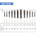 Paint Brushes Set - 24 Pcs - Nylon Bristles with Plane Wooden Handle, Professional Artist Painting Supplies, Suitable for Watercolor, Oil, Acrylic Painting
