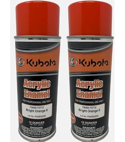 Amazon.com: R&L Supply 2PK Genuine OEM Kubota Dark Gray Touch Up