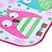 Unisex Baby Waterproof Sleeved Bib Eat and Play Smock,Toddler Apron of PEVA Giraffe