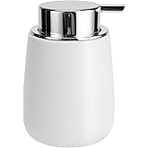 TOOZFO Soap Dispenser Ceramic with Easy-to-Press Pump Hand Lotion Liquid Dispenser for Shampoo Bathroom Kitchen 12 oz